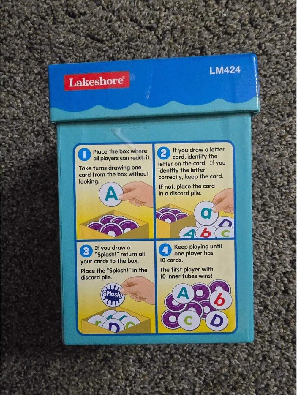 Lakeshore Splash! Jr. Reading Readiness Alphabet Game for Kids Ages 4+